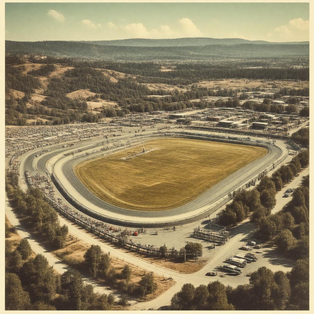 Click to view larger image AI-created image of Altamont Speedway, California