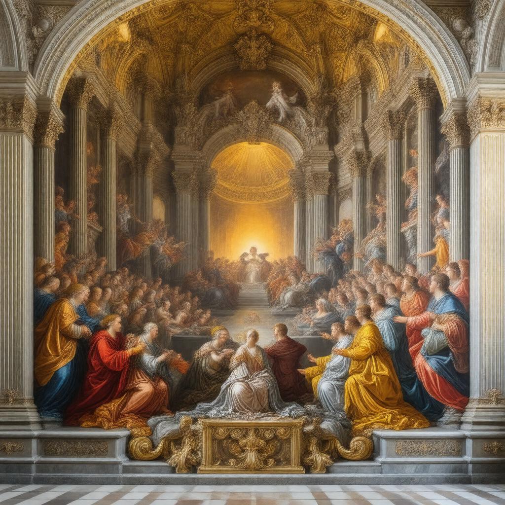 AI-created image of Altarpiece by Rubens