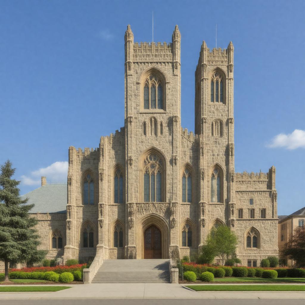 AI-created image of Altgeld Hall