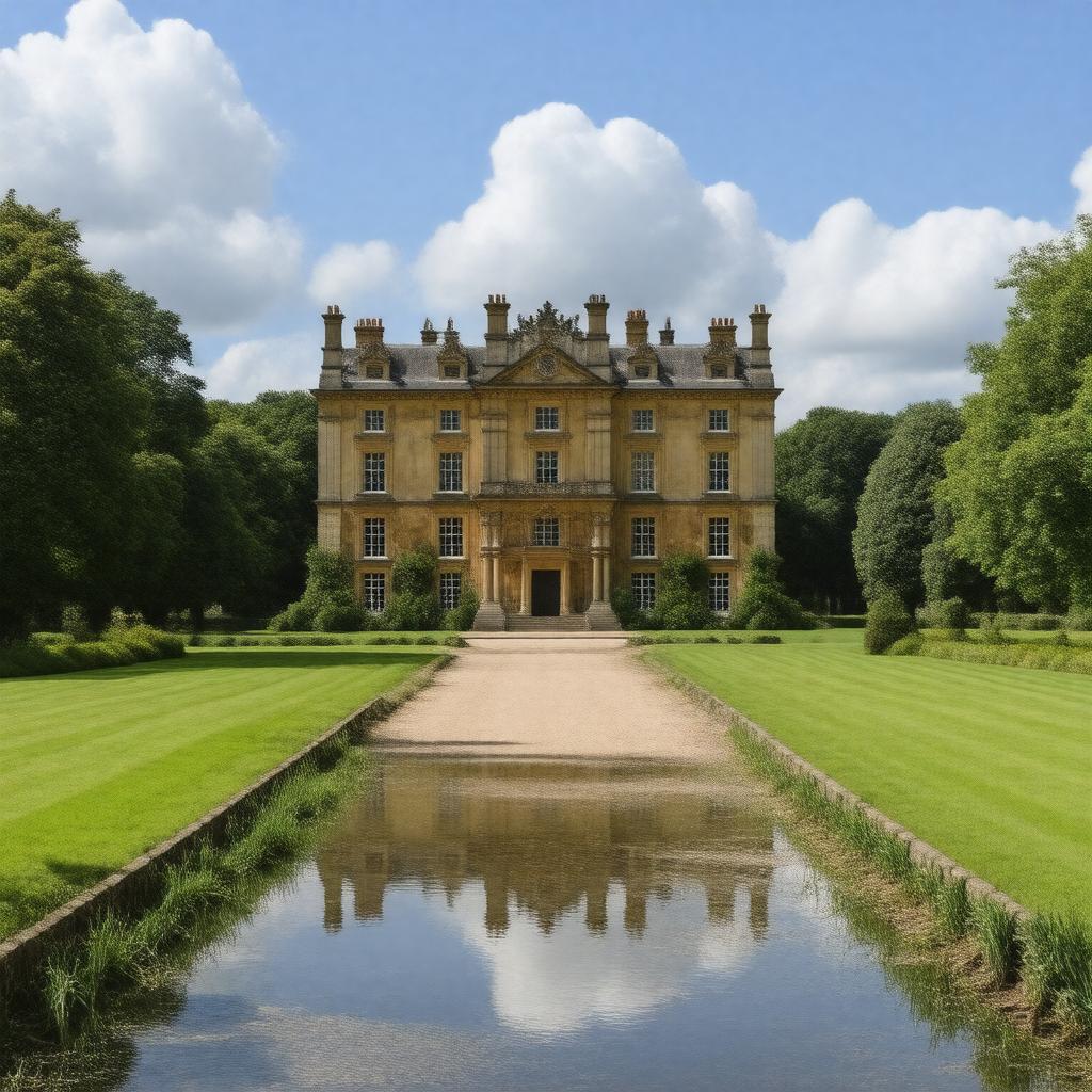 AI-created image of Althorp, Northamptonshire, England