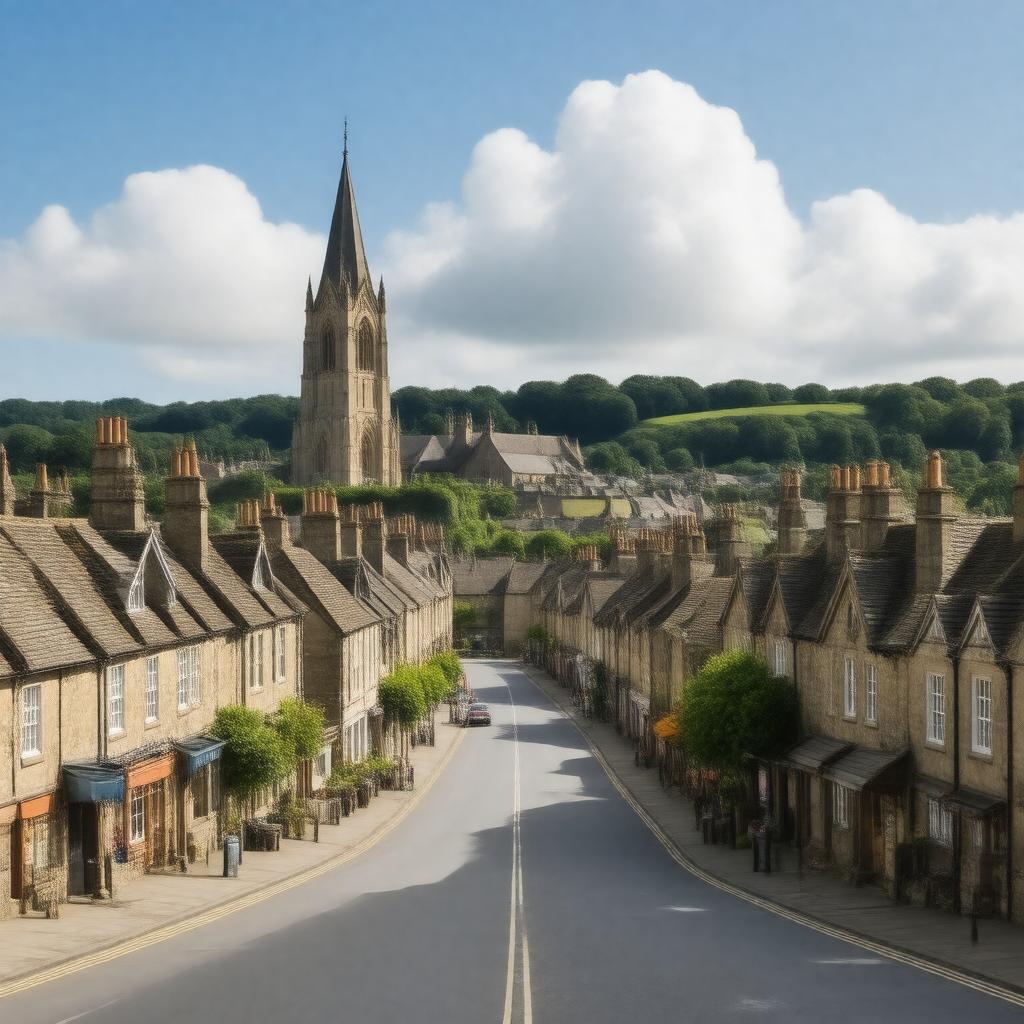 AI-created image of Alton, Hampshire, England