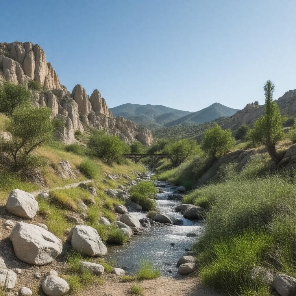 AI-created image of Alum Rock Park