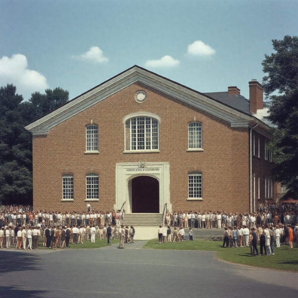 AI-created image of Alumni Gymnasium