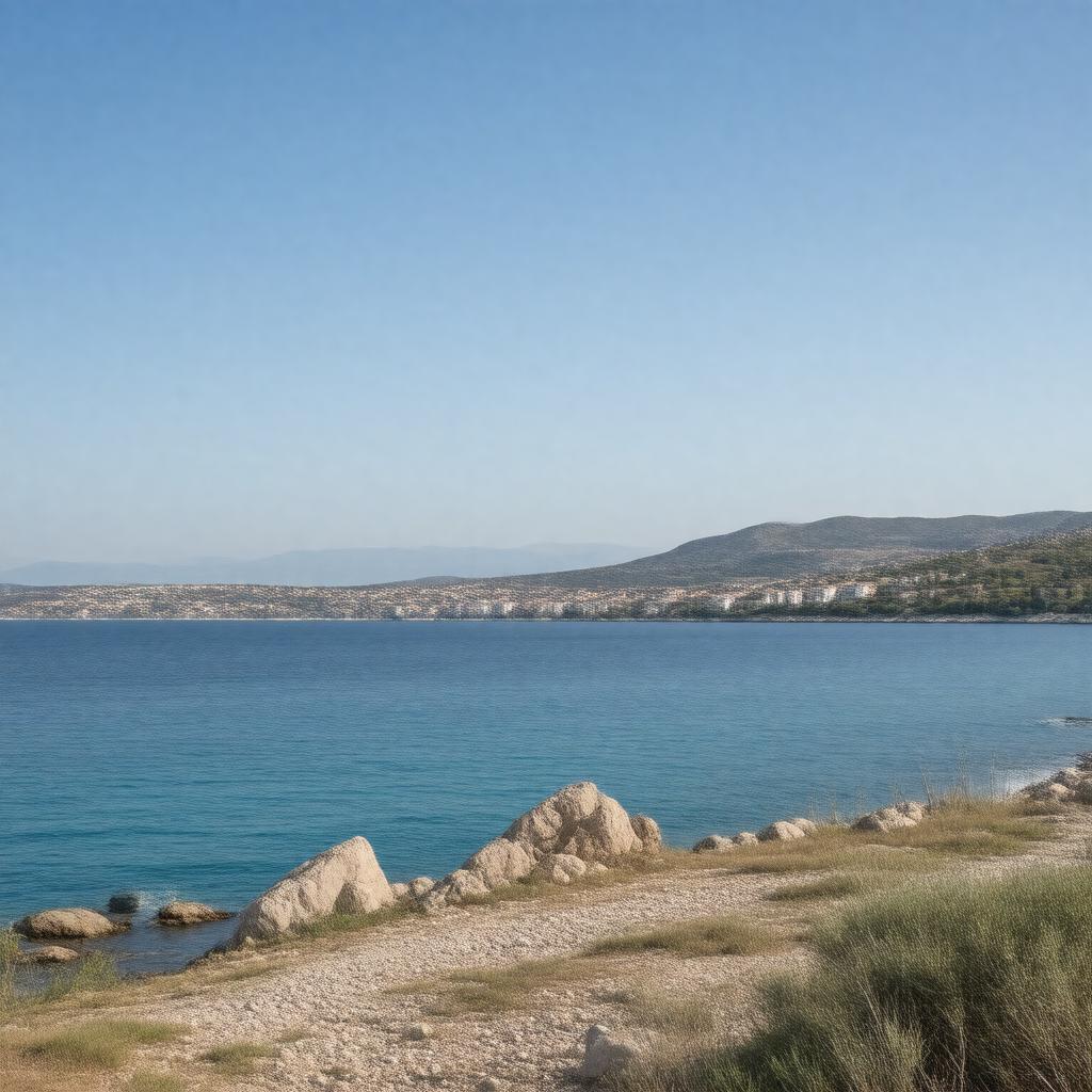 AI-created image of Alushta Bay