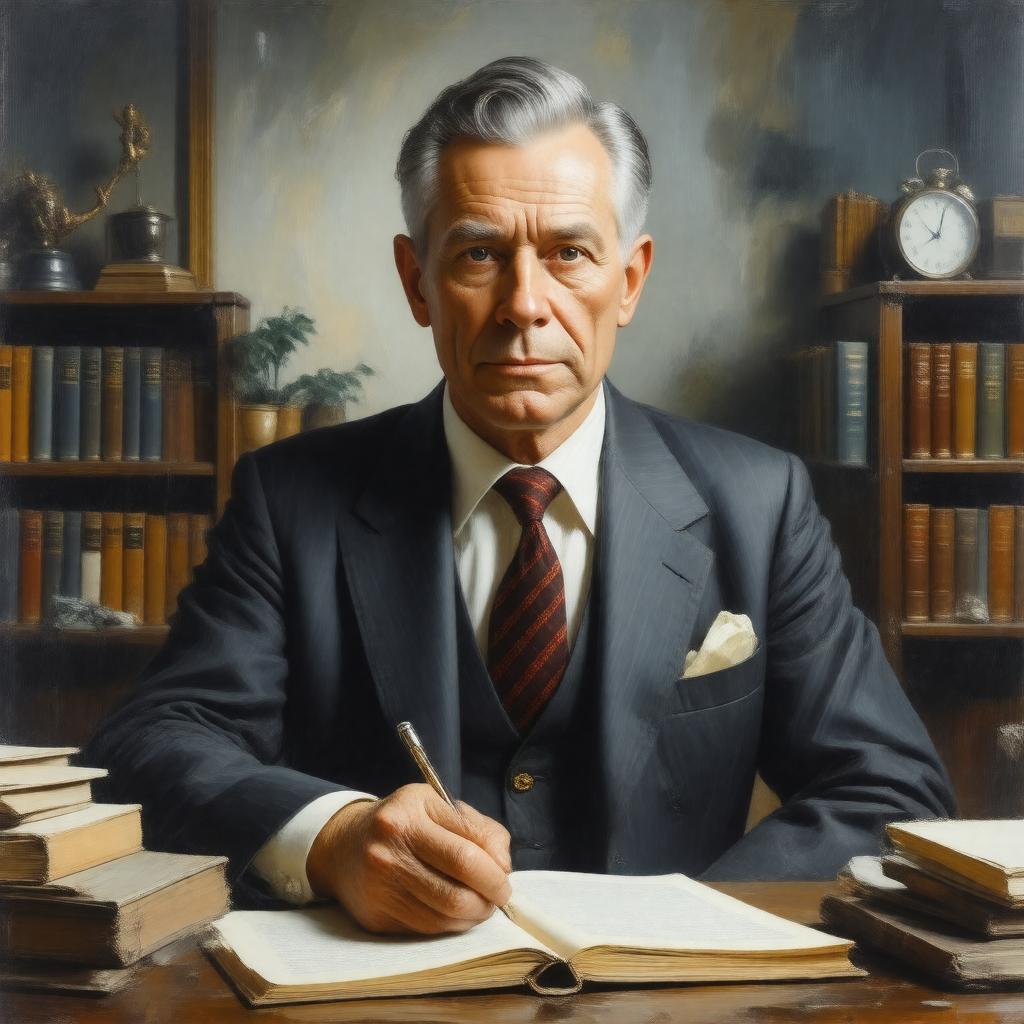 AI-created image of Alvin Sargent