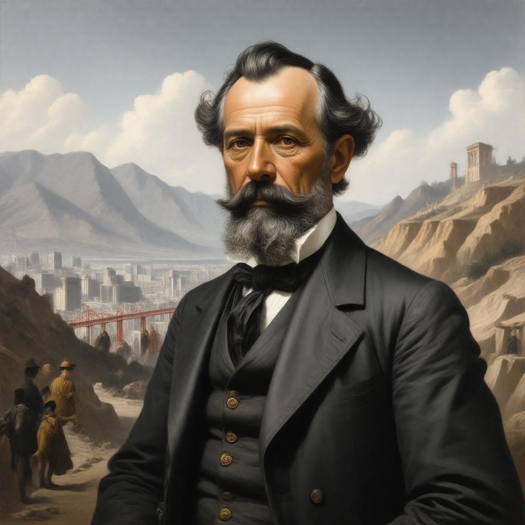 AI-created image of Alvinza Hayward