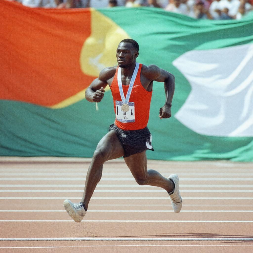 AI-created image of Amadou Dia Ba