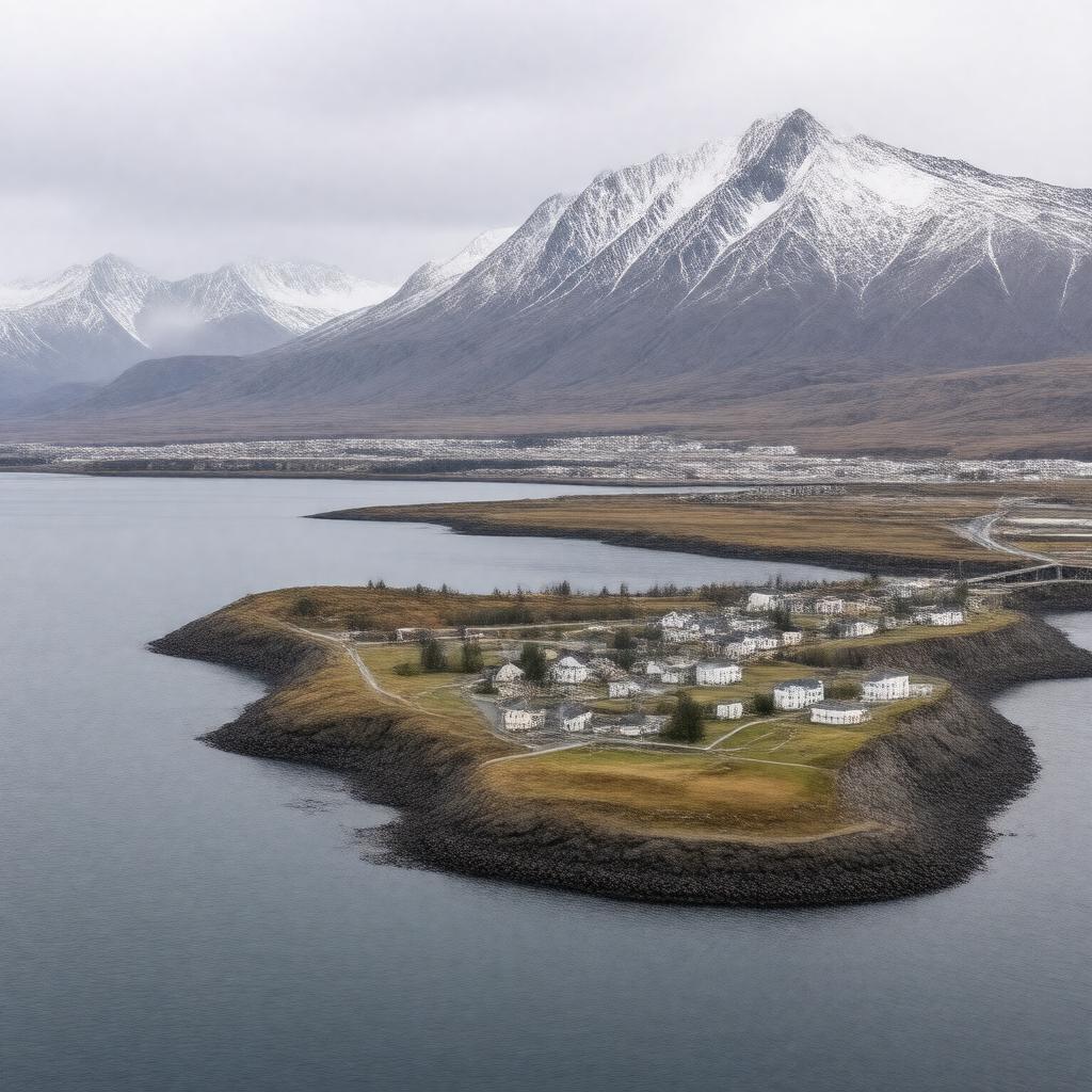 AI-created image of Amaknak Island