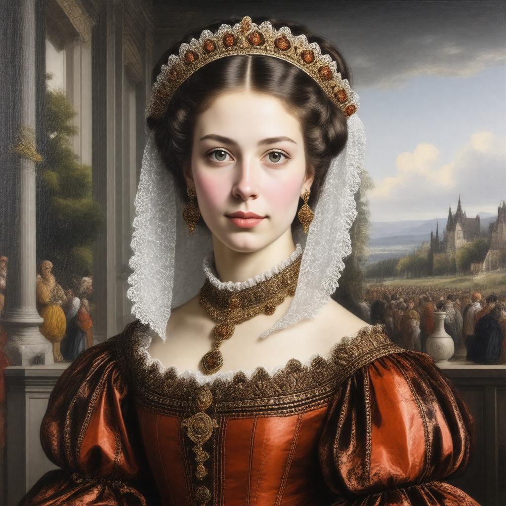 AI-created image of Amalia of Cleves