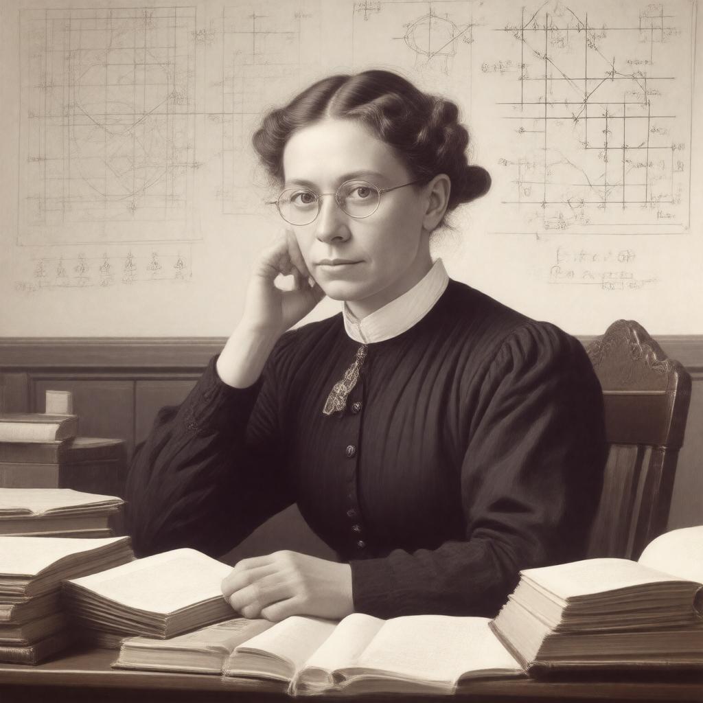 AI-created image of Amalie Emmy Noether