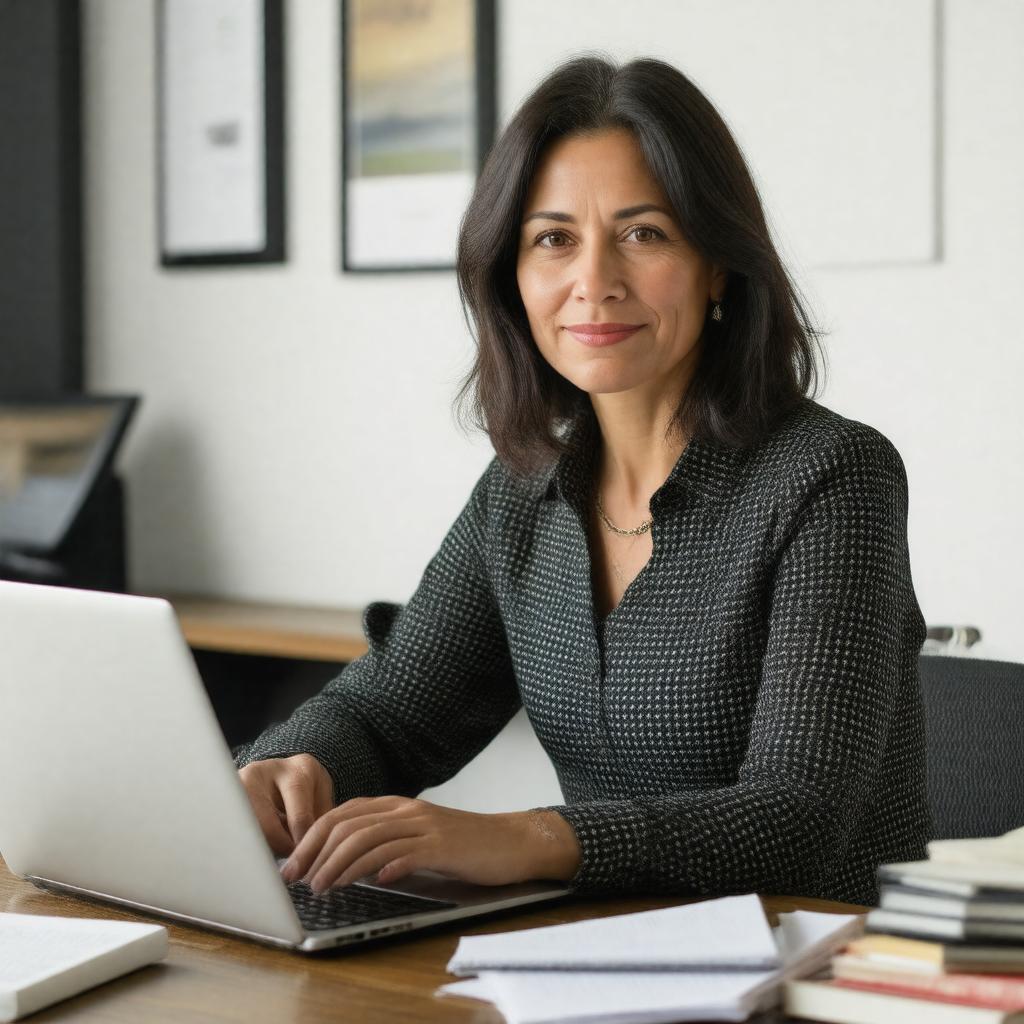 AI-created image of Amanda Fortini