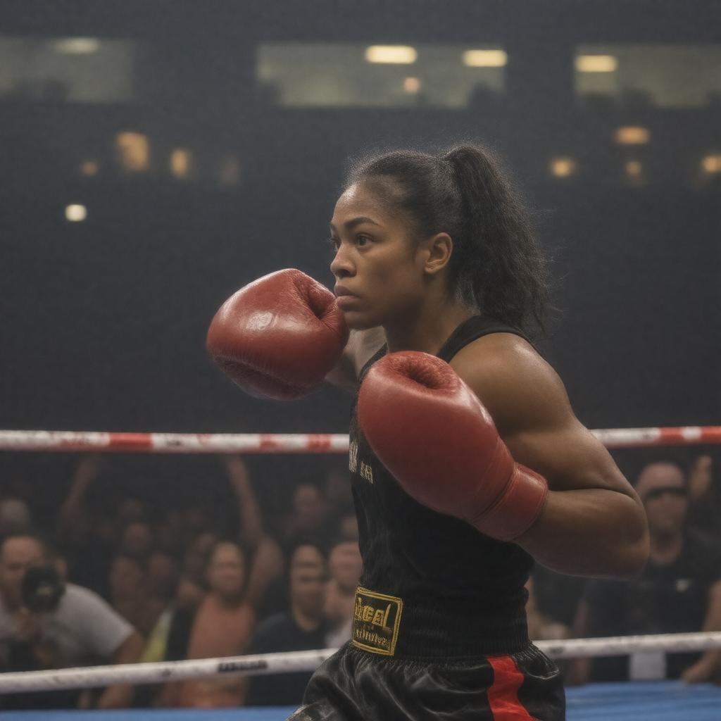 AI-created image of Amanda Serrano
