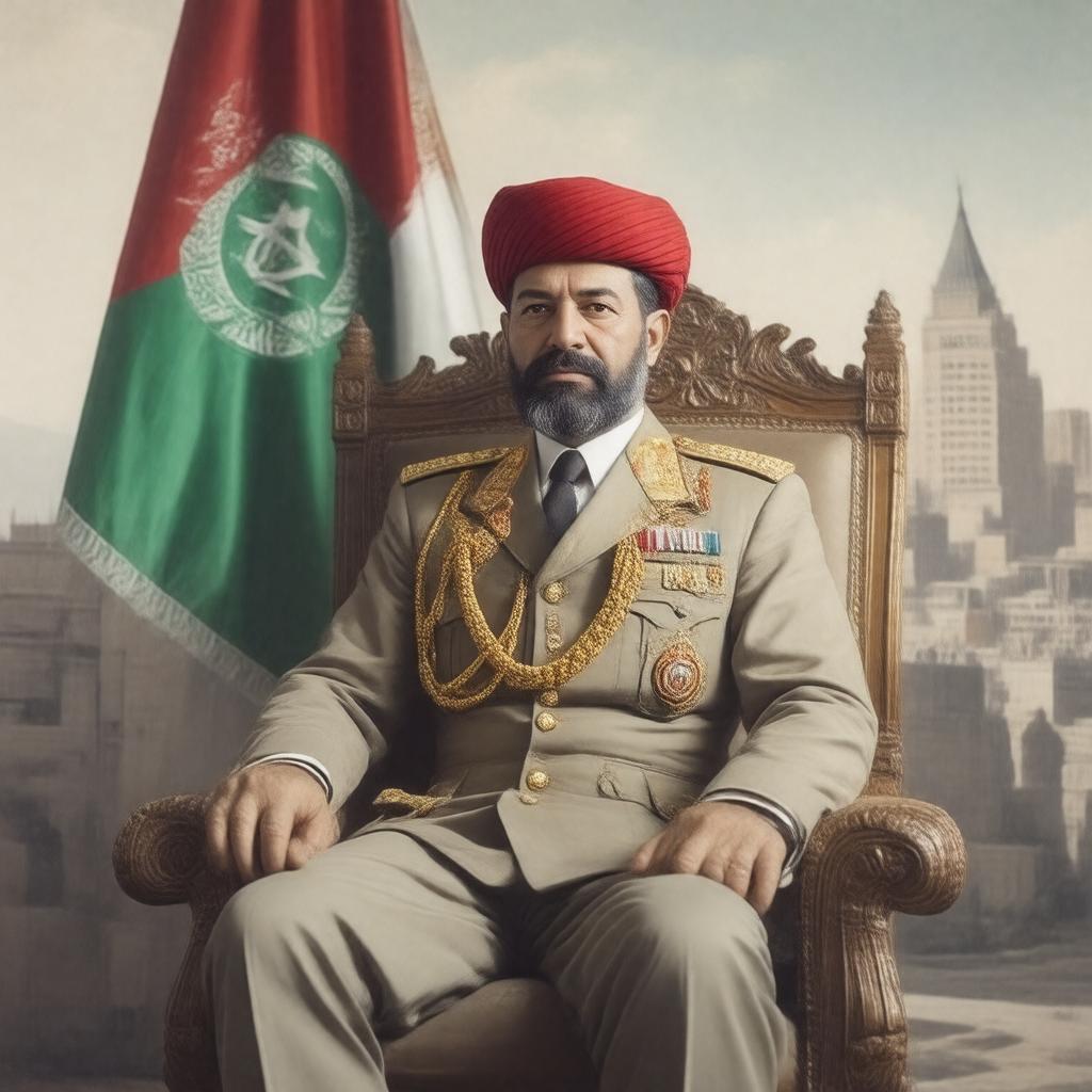 Click to view larger image AI-created image of Amanullah Khan