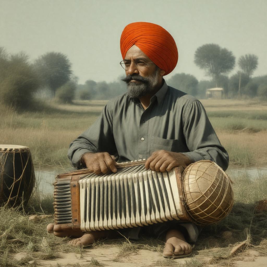 AI-created image of Amar Singh Chamkila