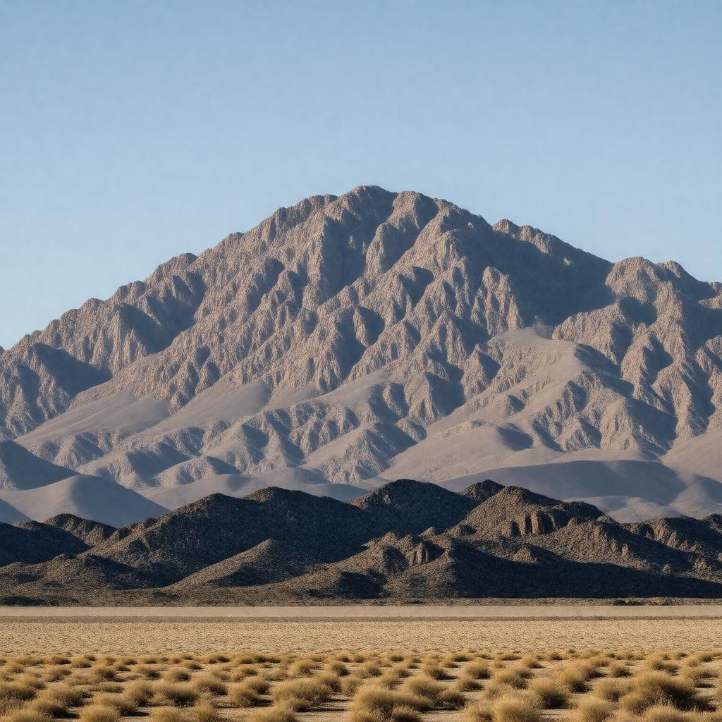 AI-created image of Amargosa Range