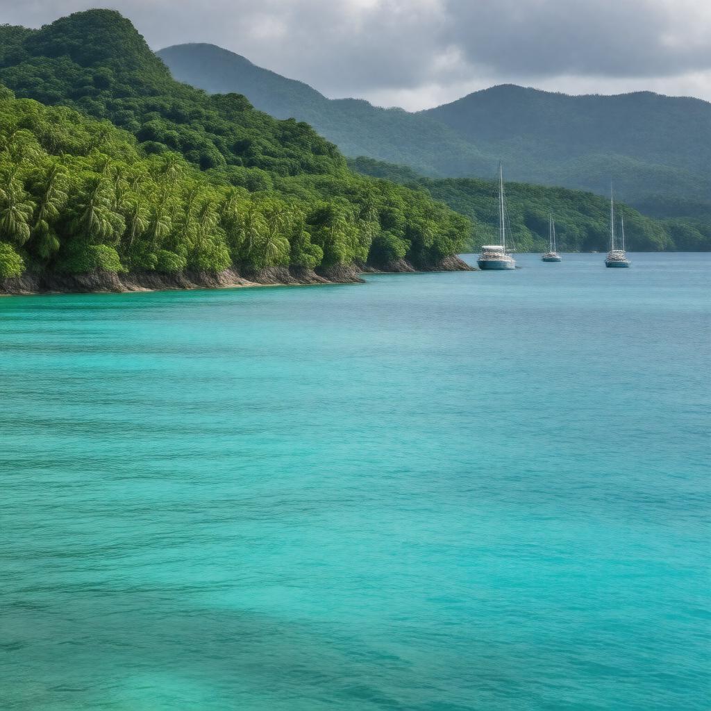 AI-created image of Amatique Bay