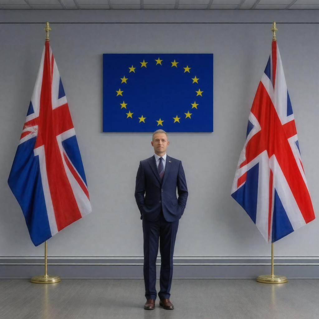 Click to view larger image AI-created image of Ambassador of the European Union to the United Kingdom