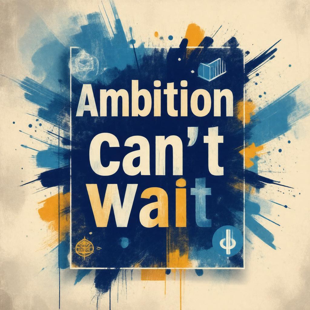 AI-created image of Ambition Can't Wait