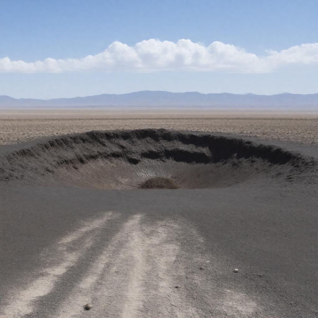 AI-created image of Amboy Crater