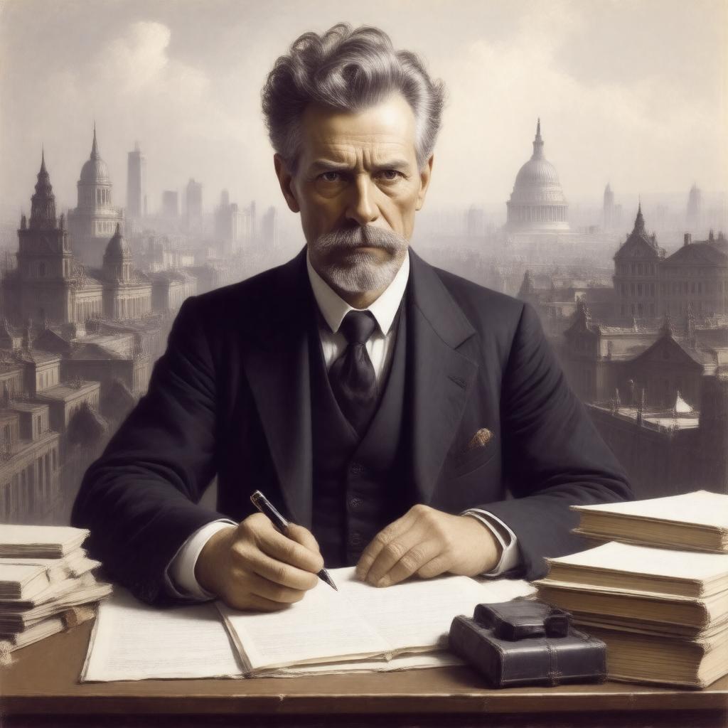 AI-created image of Ambrose Bierce