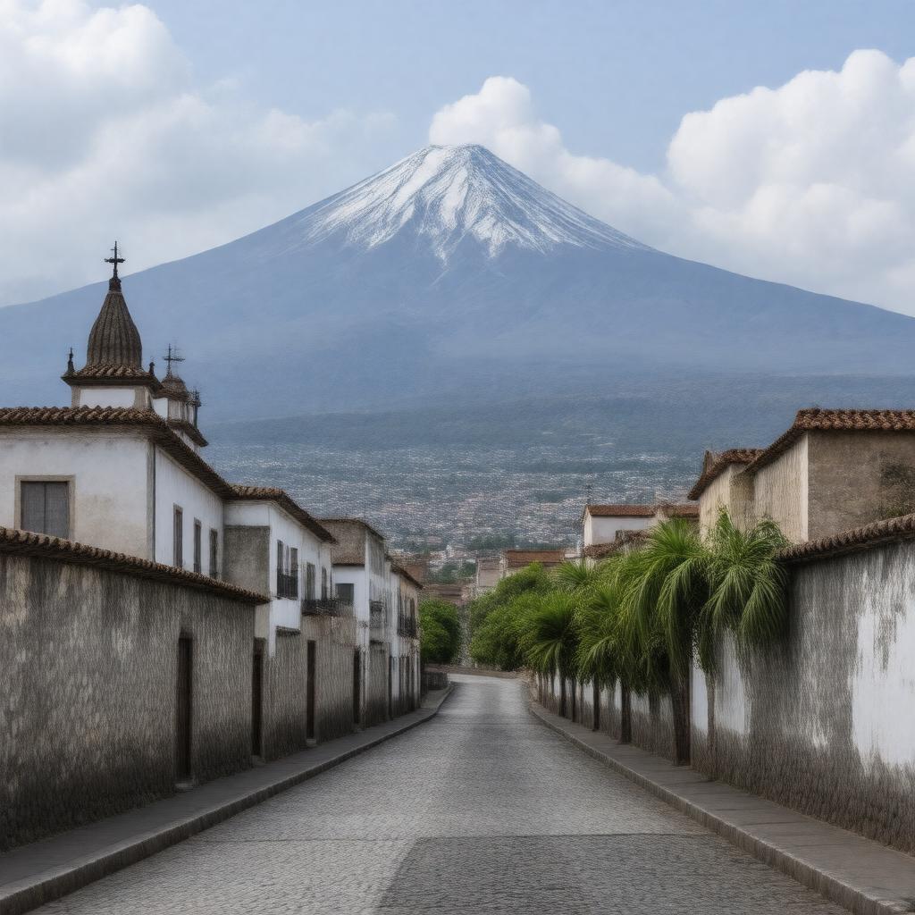 Click to view larger image AI-created image of Amecameca