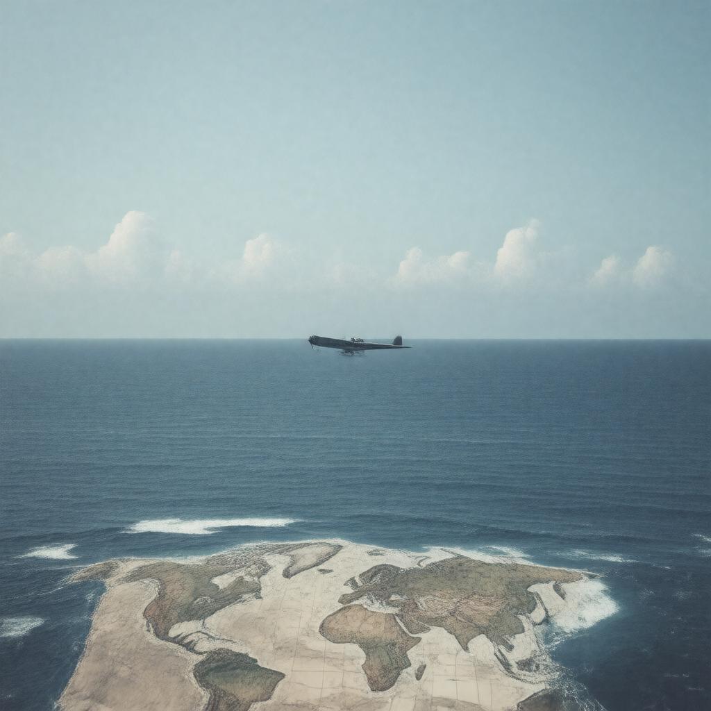 Click to view larger image AI-created image of Amelia Earhart disappearance