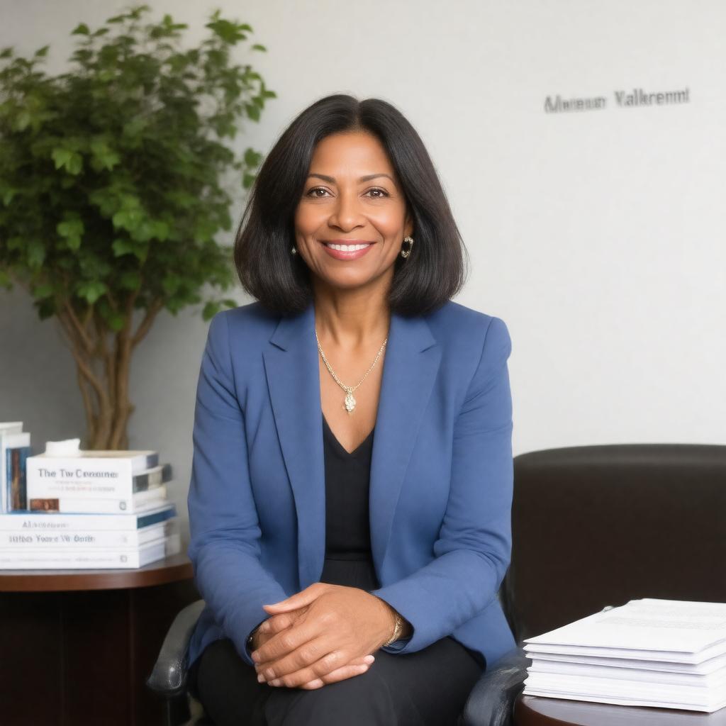 AI-created image of Amelia Warren Tyagi