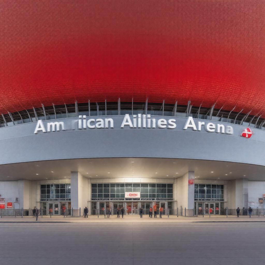 AI-created image of American Airlines Arena