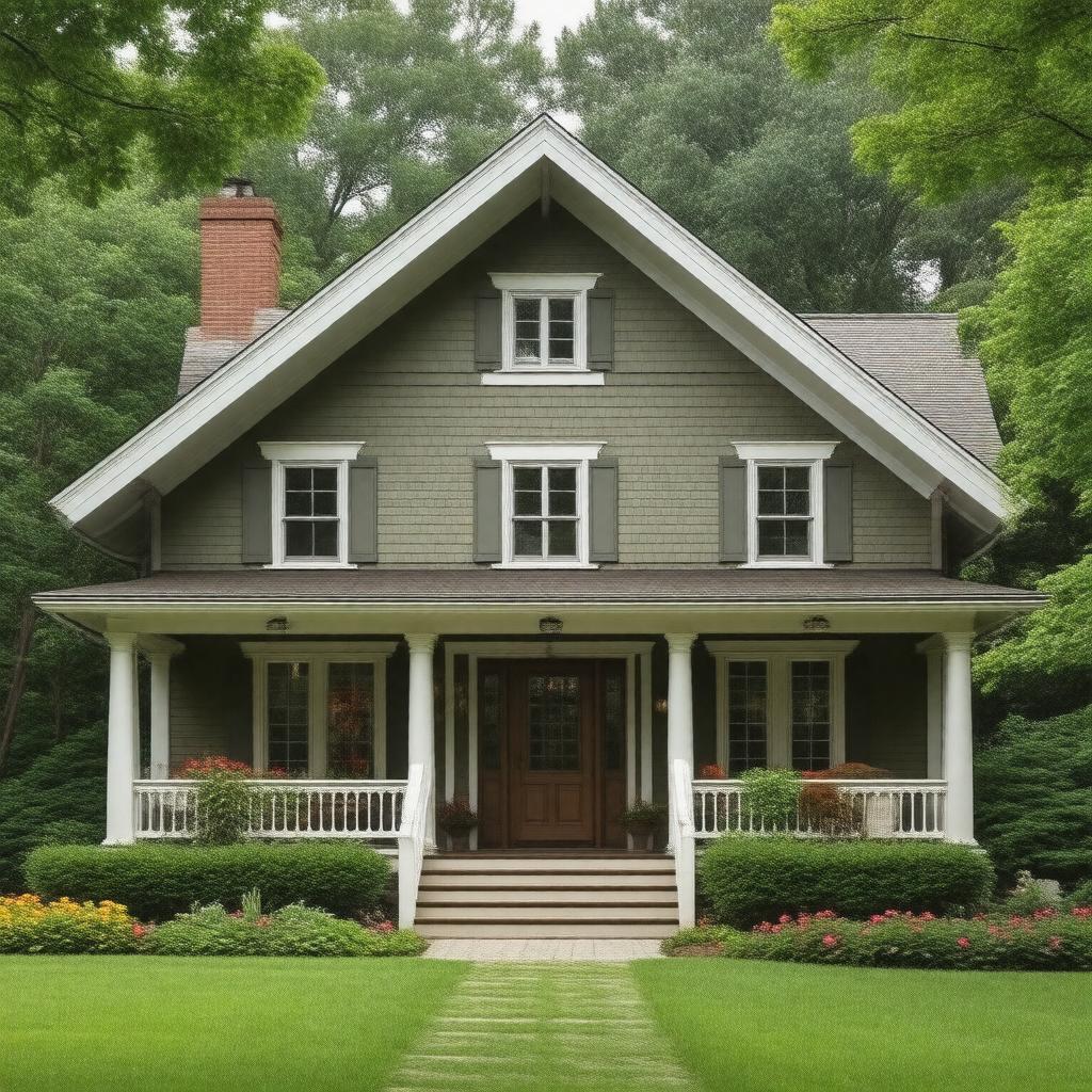 Click to view larger image AI-created image of American Craftsman style