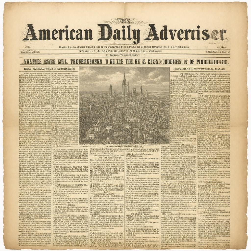 AI-created image of American Daily Advertiser