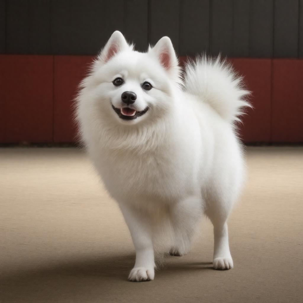 AI-created image of American Eskimo Dog