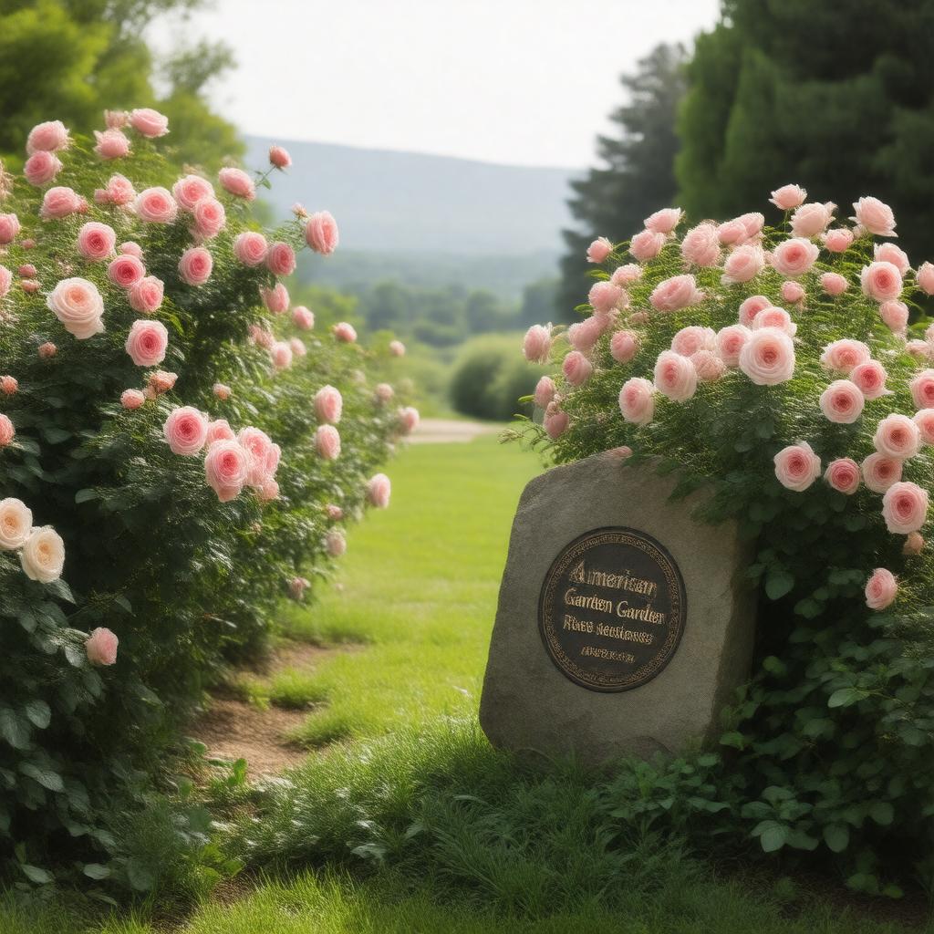 AI-created image of American Garden Rose Selections (AGRS)