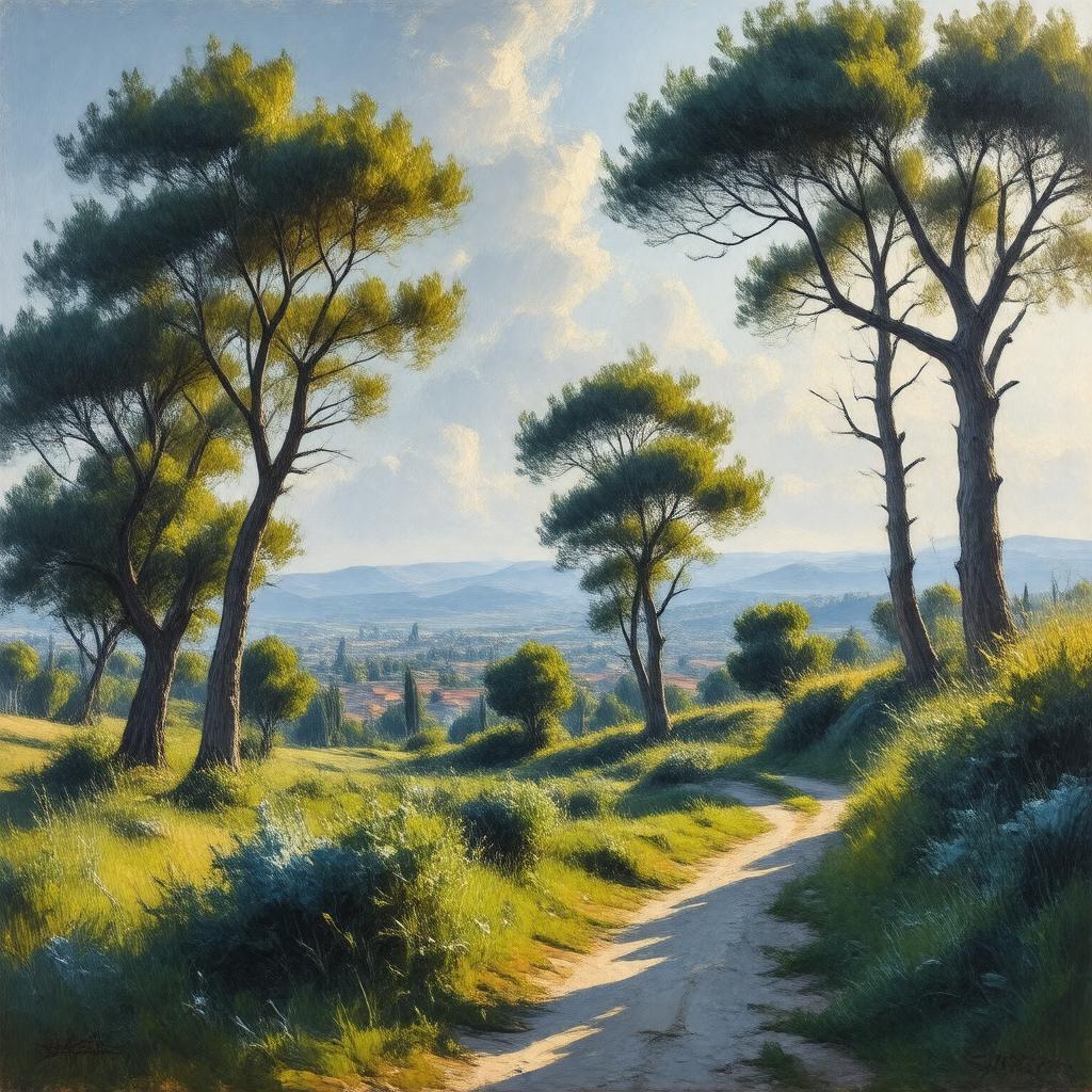 Click to view larger image AI-created image of American Impressionism