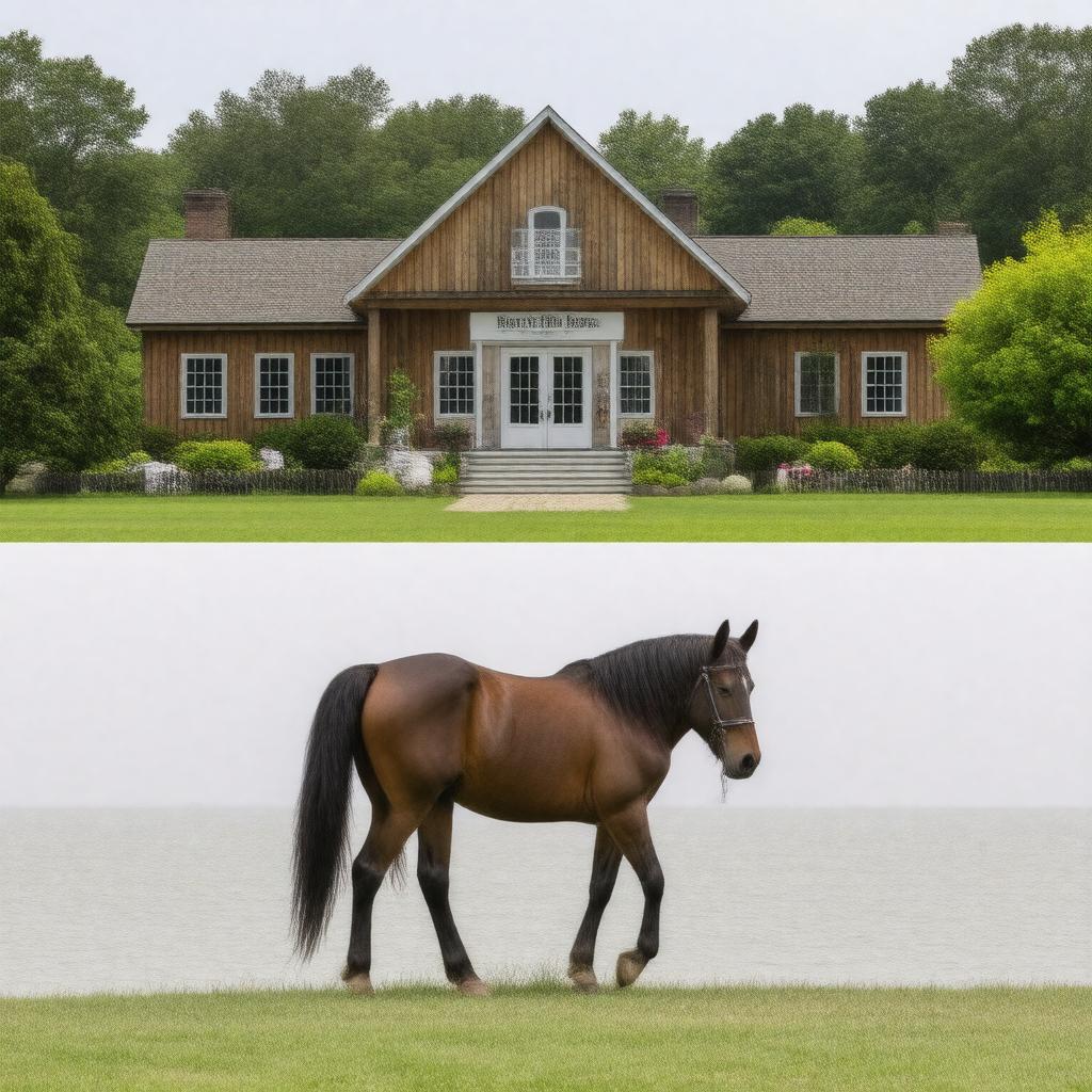 AI-created image of American Morgan Horse Association