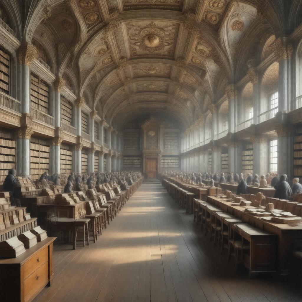 Click to view larger image AI-created image of American Philosophical Society Library