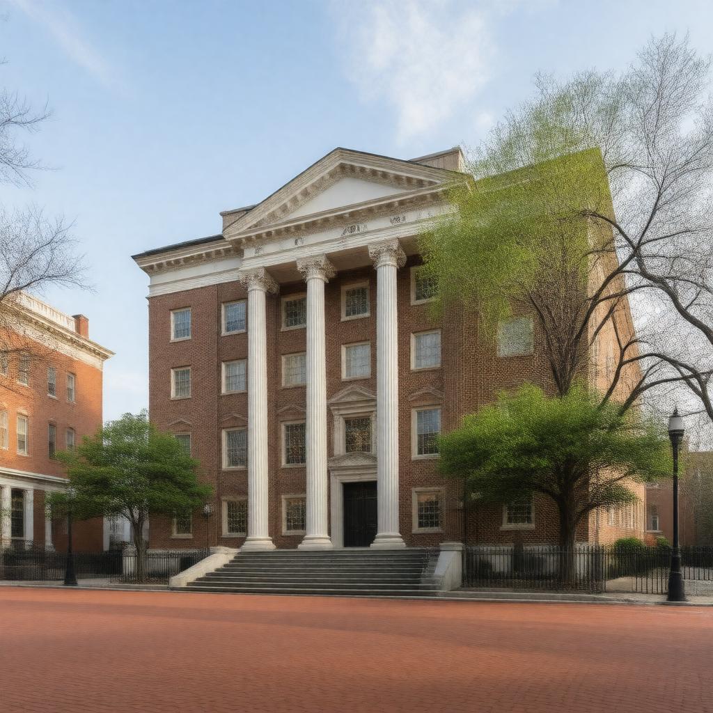 AI-created image of American Philosophical Society Museum