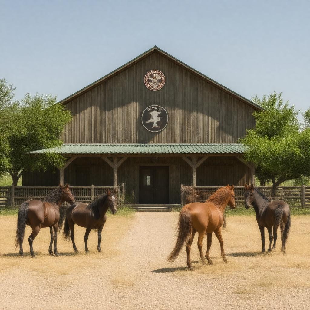 AI-created image of American Quarter Horse Association
