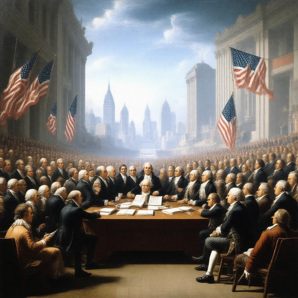 AI-created image of American Revolution