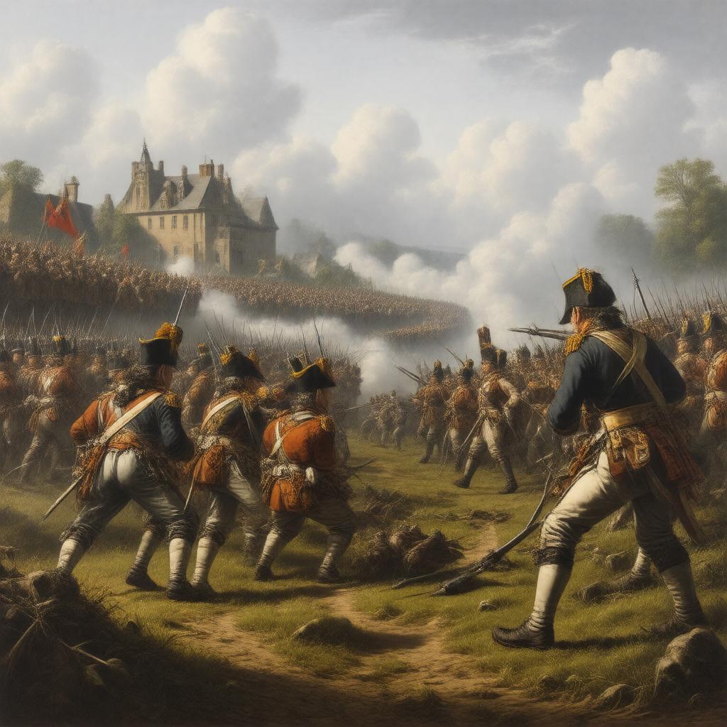 AI-created image of American Revolutionary War