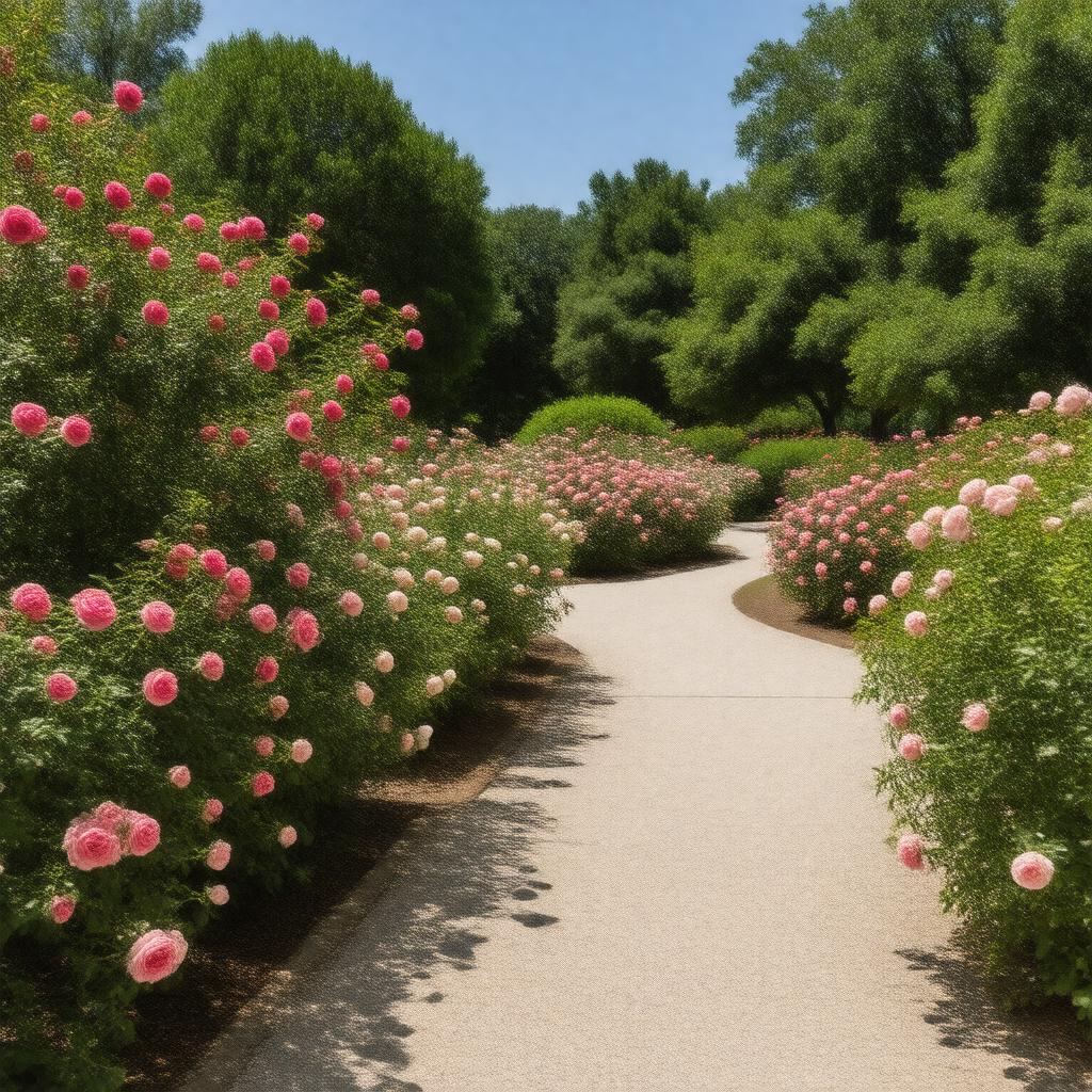 Click to view larger image AI-created image of American Rose Center