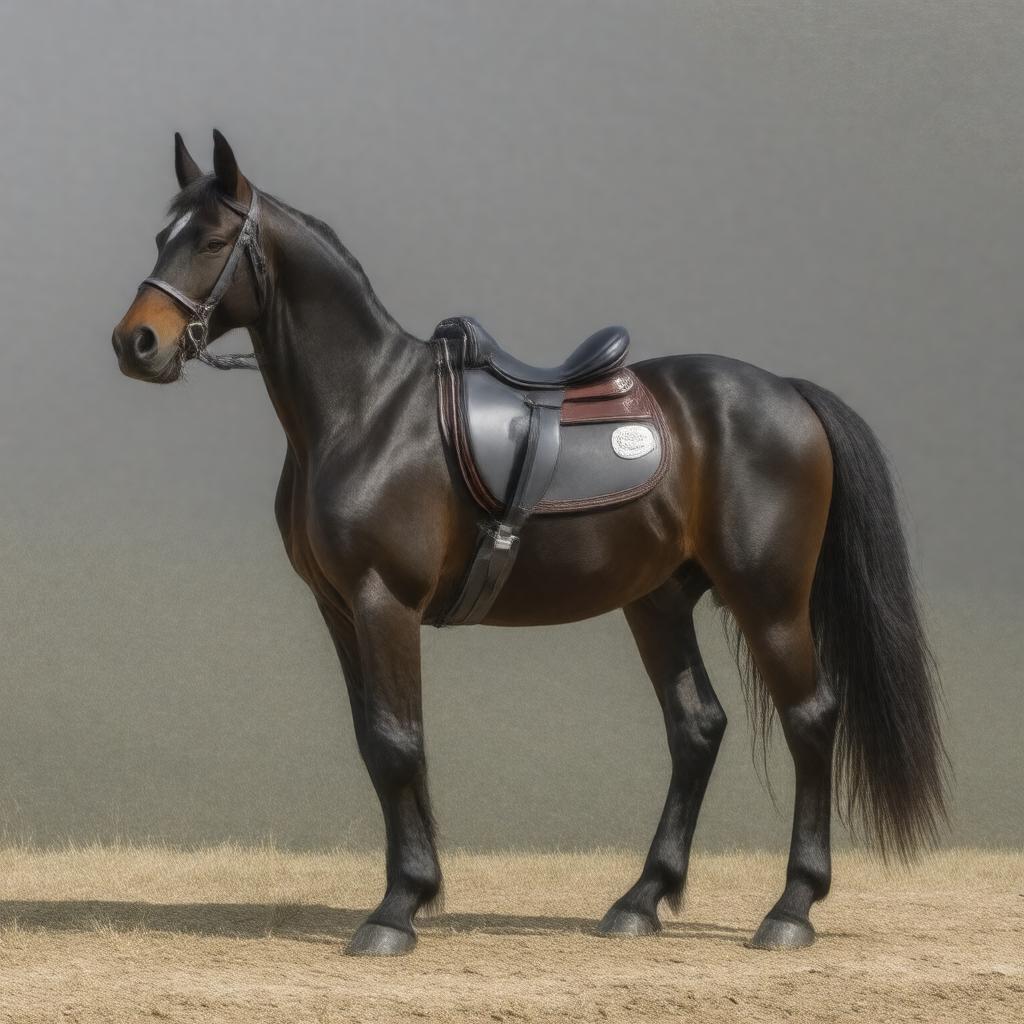 AI-created image of American Saddle Horse
