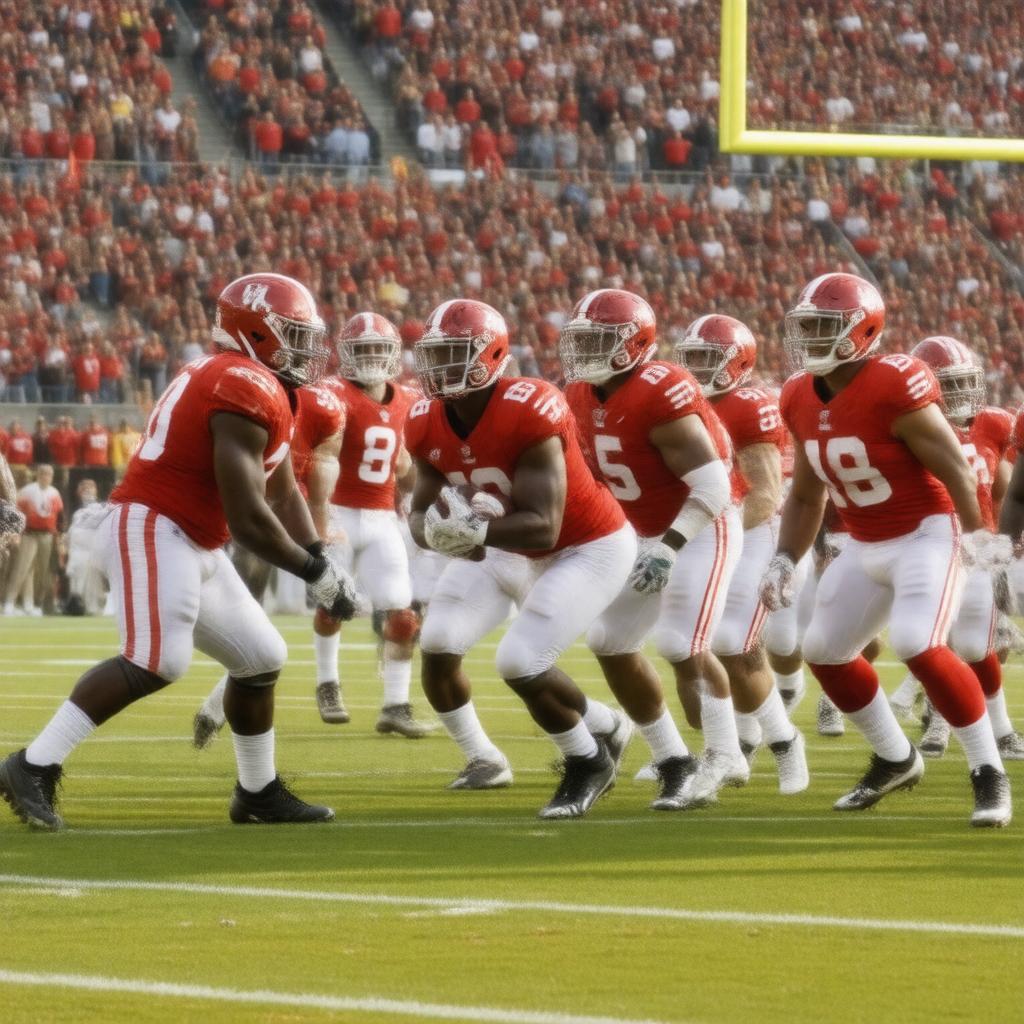 Click to view larger image AI-created image of American football