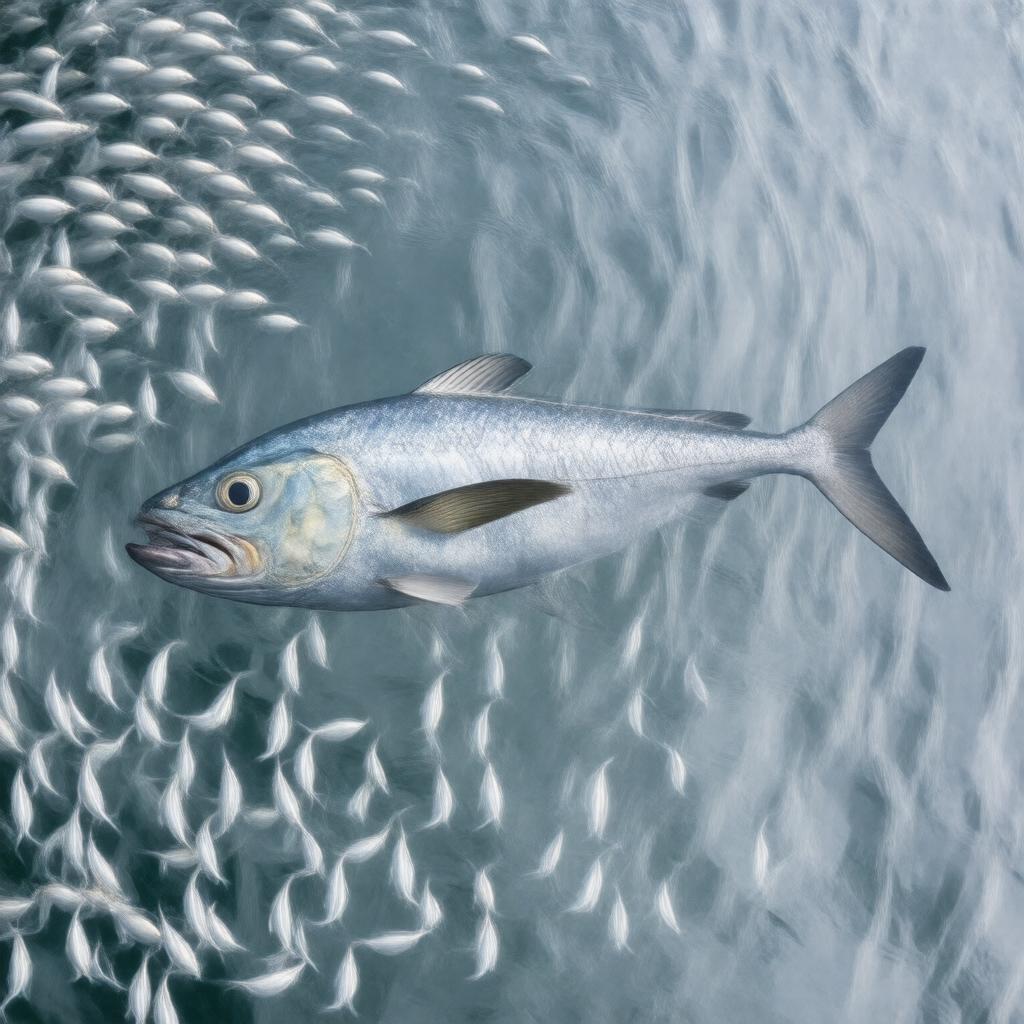 AI-created image of American shad