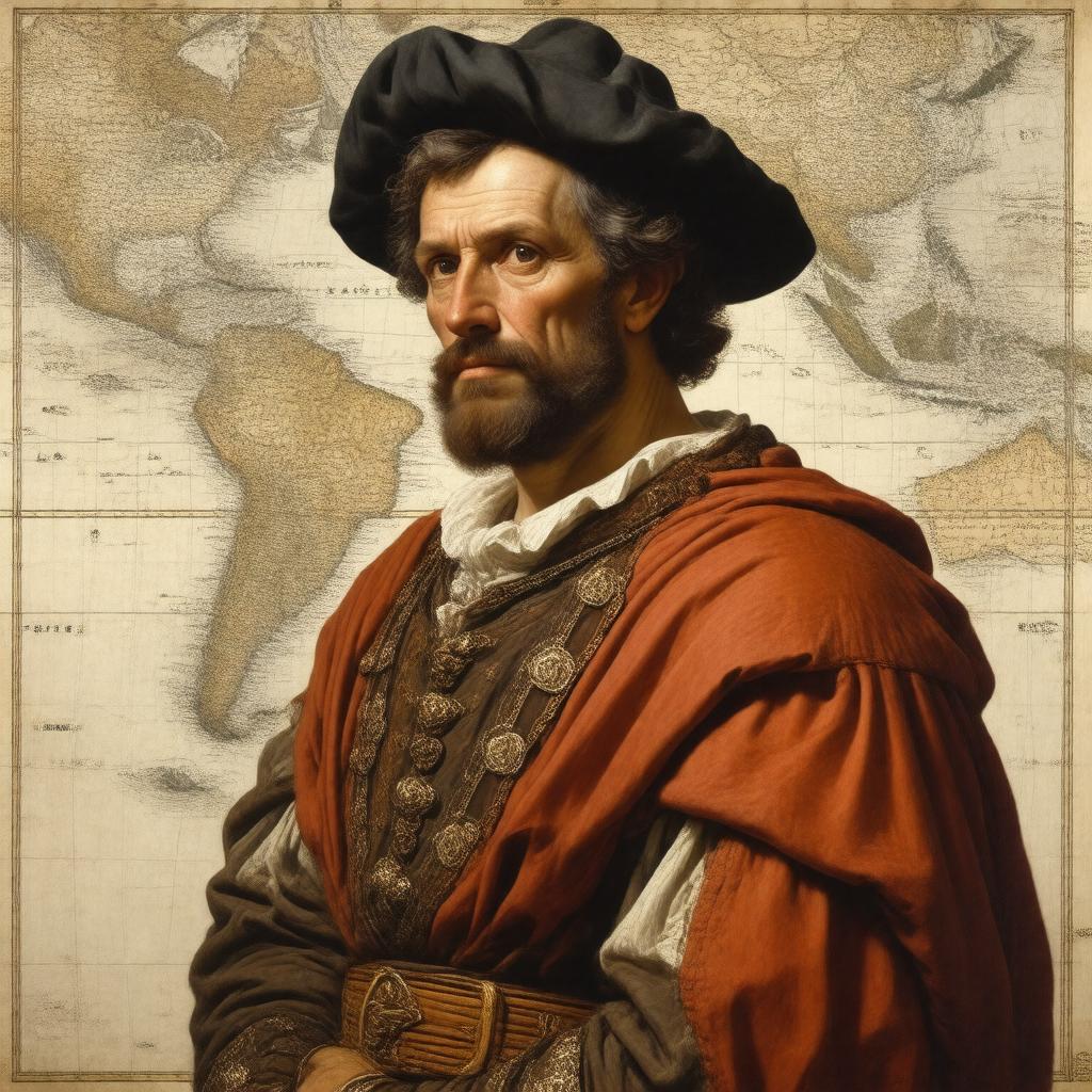 AI-created image of Amerigo Vespucci