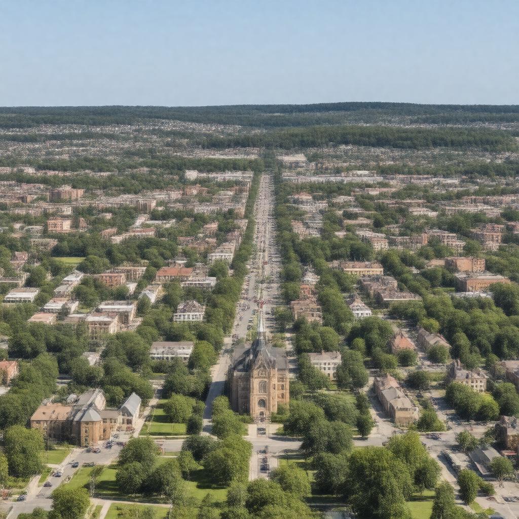 AI-created image of Ames, Iowa