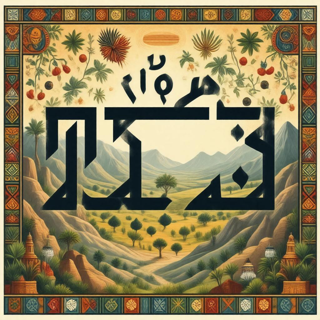 AI-created image of Amharic