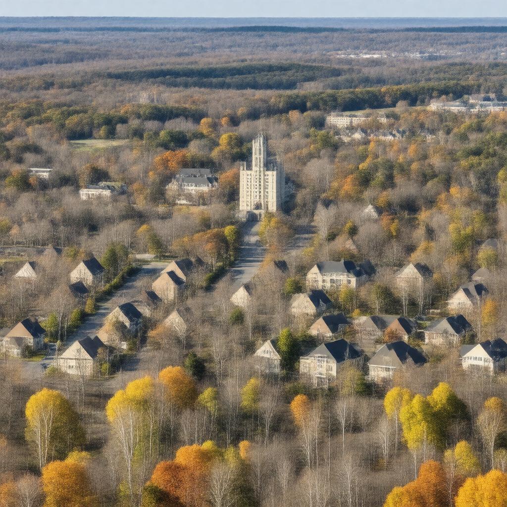 AI-created image of Amherst, New York
