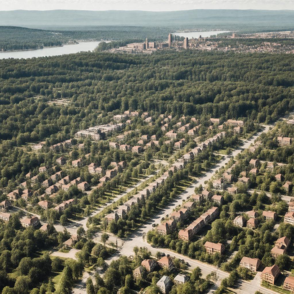 AI-created image of Amherst, New York, USA