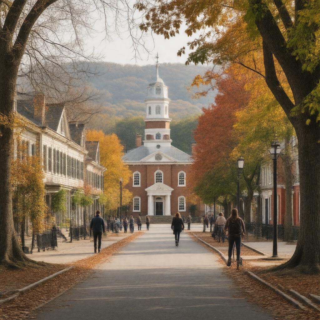 AI-created image of Amherst