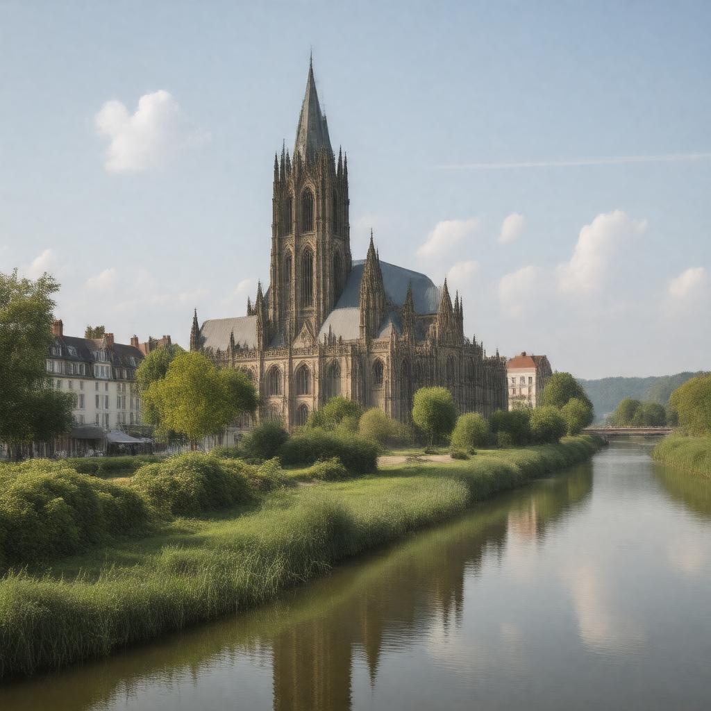 AI-created image of Amiens
